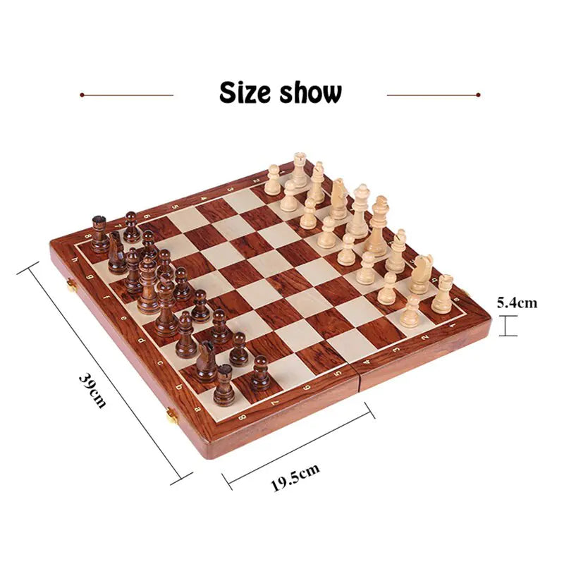 High-Grade Wooden Chess Set